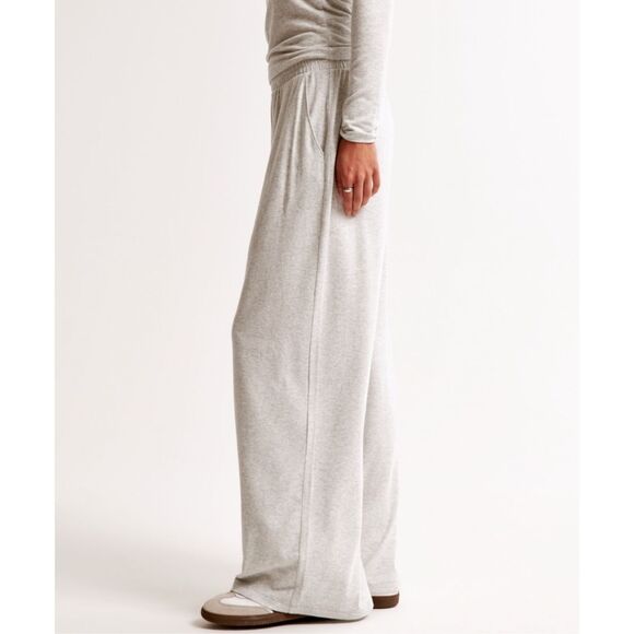 Cozy Lounge Knit Wide Leg Sweatpant size L - Picture 4 of 11